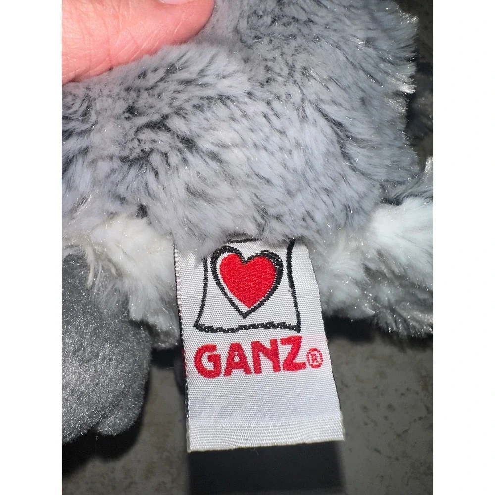 Ganz Webkinz Grey Owl Plush Stuffed Animal Bird No Code Grey White Collectible‎